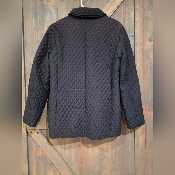 MARVIN RICHARDS Vintage Quilted Black Button Jacket Size Large - Picture 5 of 7